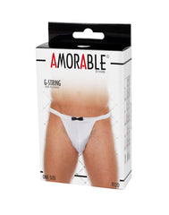 Amorable by Rimba - Anzug Tanga - One Size - Weiß / Schwarz