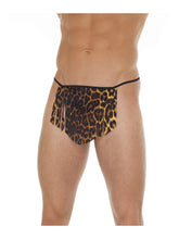 Amorable by Rimba - String mit Lendenschurz - One Size - Leopardenmuster