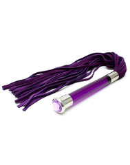1: Rimba - Suede Flogger with glass handle and crystal