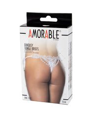 Amorable by Rimba - Tanga Brief - One Size - Weiß