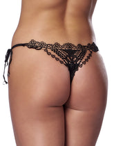 Amorable by Rimba - Tanga Brief - One Size - Schwarz