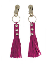 Rimba - Brustklammern mit kleinen Lederpeitschen