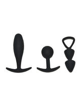 Rimba Toys - Basel - Buttplug-Set Gr. M - Schwarz
