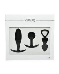 Rimba Toys - Basel - Buttplug-Set Gr. S - Schwarz