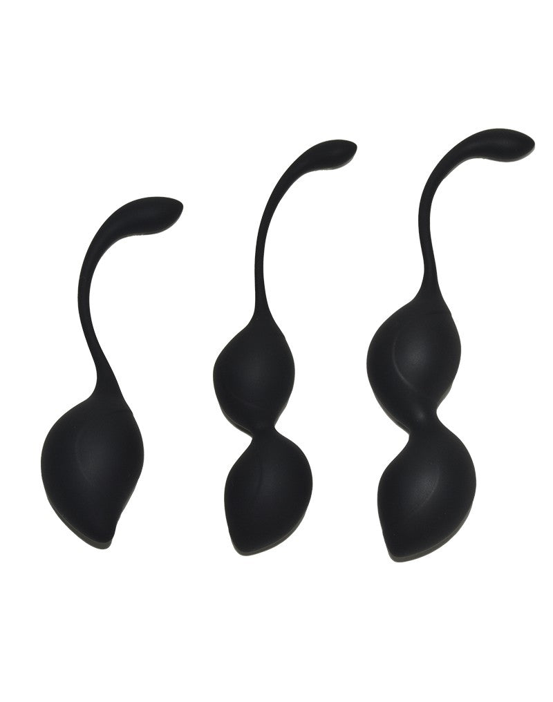Rimba Toys - Geneva - Kegel Balls Trainingsset - Schwarz