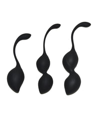 Rimba Toys - Geneva - Kegel Balls Trainingsset - Schwarz