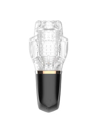 4: Rimba Toys - Orgastobator 03 - Männlicher Masturbator - Schwarz & Transparent