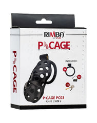 Rimba P-Cage - P-Cage PC03 - Peniskäfig Größe L - Schwarz