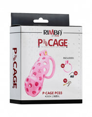 Rimba P-Cage - P-Cage PC03 - Peniskäfig Größe L - Rosa