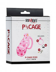 Rimba P-Cage - P-Cage PC03 - Peniskäfig Größe M - Rosa
