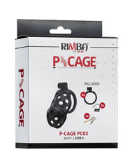 Rimba P-Cage - P-Cage PC03 - Peniskäfig Größe S - Schwarz
