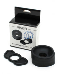 Rimba P-Pump - P-Pump-Ersatzset mit 2 Ringen - Schwarz