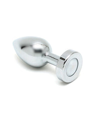 Rimba Toys - Pisa - Butt Plug mit LED Leuchten - Silber
