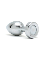 Rimba Toys - Pisa - Butt Plug mit LED Leuchten - Silber