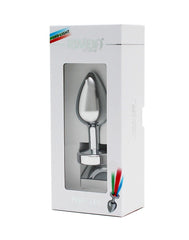 Rimba Toys - Pisa - Butt Plug mit LED Leuchten - Silber