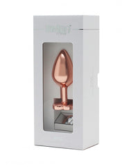 Rimba Toys - Pisa - Heart Shaped Butt Plug - Rose Gold