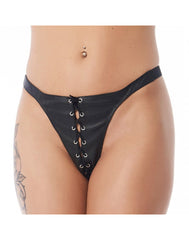 Rimba - Riemenbody mit metal Ringen von Ø 10 cm.