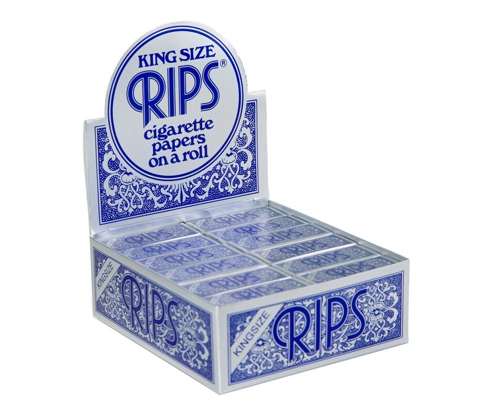 RIPS - Blau - King Size - Box - 24 Stück