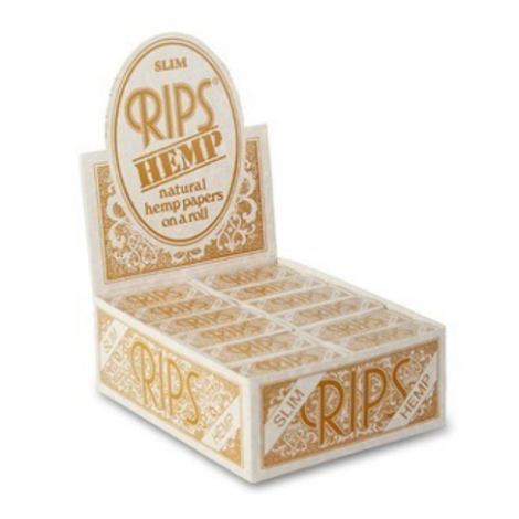 RIPS - Braun (Hanf) - Slim - Box - 24 Stück