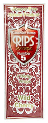 RIPS - Canadian Hemp Wraps - Number 5 - Wild Cherry - Box - 15 x 4 Stück