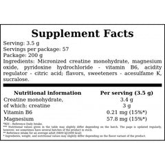 Rocky Athletes Creatine - 200g - Citrus Lemonade