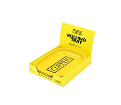 Rolling Tray - 18 x 14cm - Clipper Logo Yellow