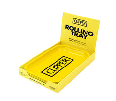 Rolling Tray - 27.5 x 17.5cm - Clipper Logo Yellow