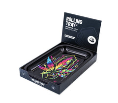 Rolling Tray - 27.5 x 17.5cm - Geometrical Leaves
