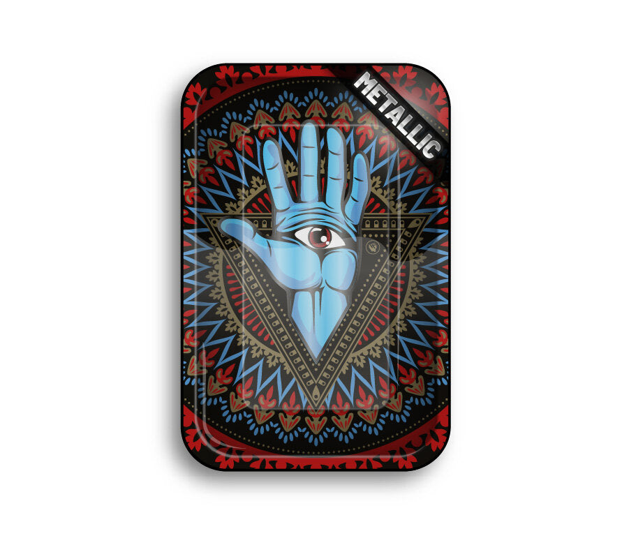 Rolling Tray - 27.5 x 17.5cm - Trippy 3rd Eye