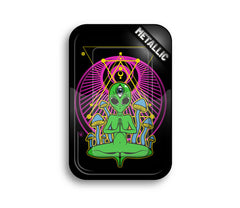 Rolling Tray - 27.5 x 17.5cm - Trippy Alien