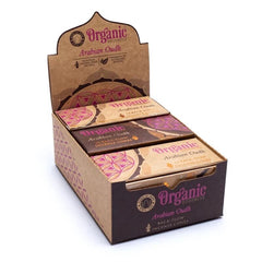 Rückfluss Räucherkegel - Organic Goodness - Arabisches Oudh - Display - 6 x 12 Stück
