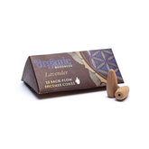 Rückfluss Räucherkegel - Organic Goodness - Lavendel - Display - 6 x 12 Stück