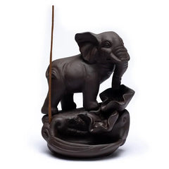 Rückfluss Räucherschale - Elefant - 1 Stück