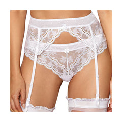 RZ LaGerta garter belt white