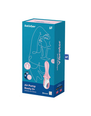 Satisfyer - Air Pump Booty 5+ - Aufblasbarer Anal-Vibrator (mit App-Steuerung) - Pink