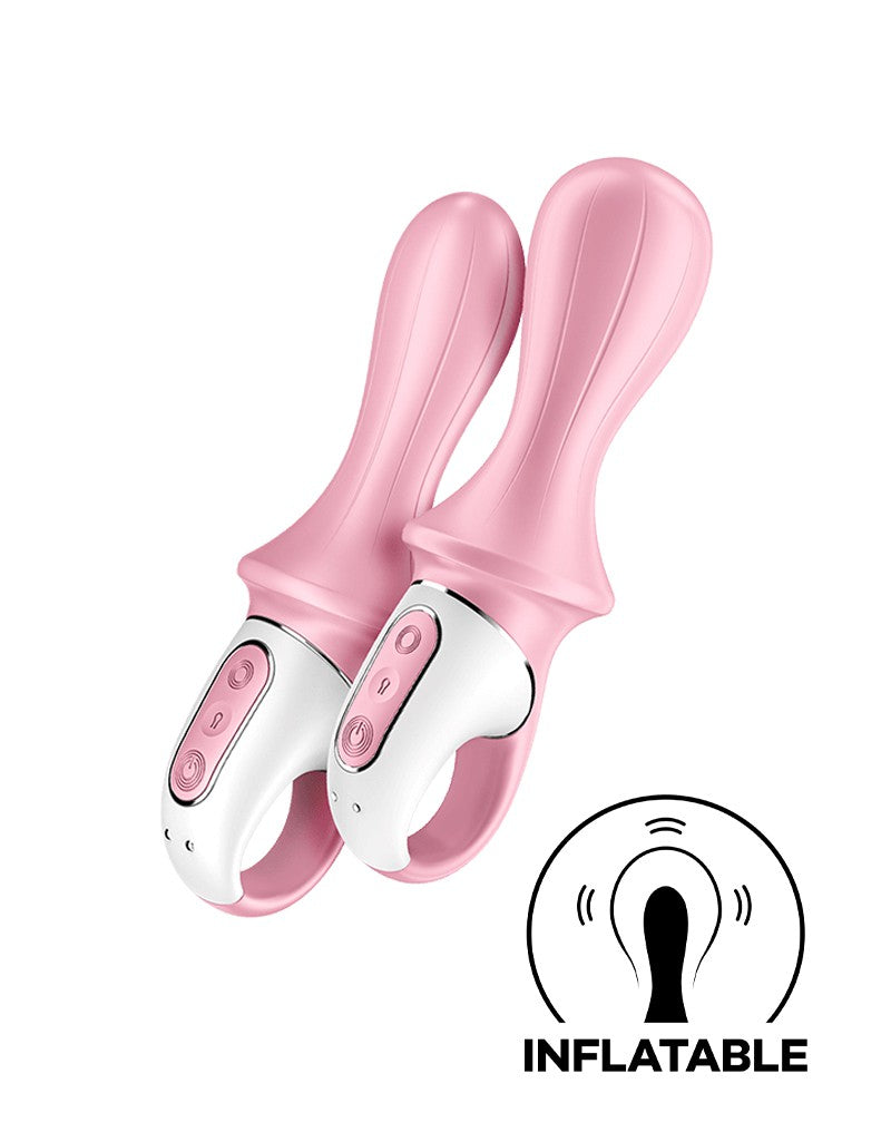 1: Satisfyer - Air Pump Booty 5+ - Aufblasbarer Anal-Vibrator (mit App-Steuerung) - Pink