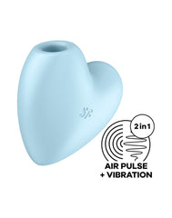 Satisfyer - Cutie Heart - Luftimpuls-Vibrator - Blau