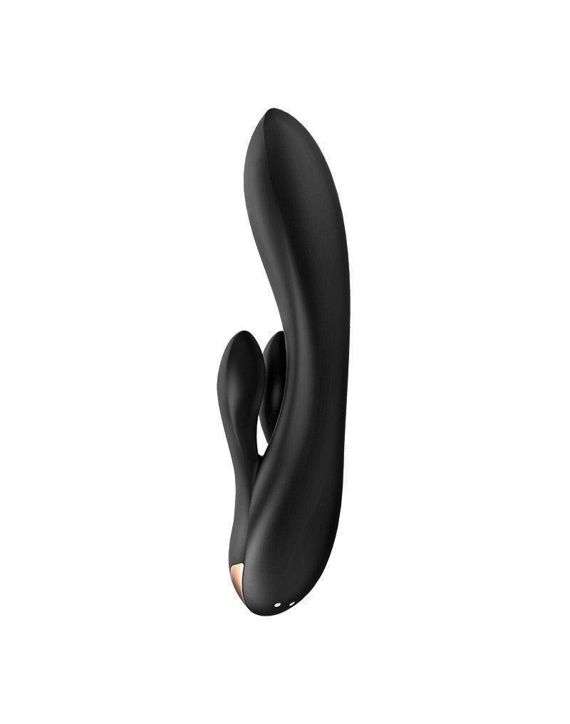 Satisfyer - Double Flex - Rabbit Vibrator - Schwarz