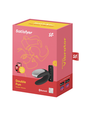 Satisfyer - Double Fun - Luxuriöser Paar Vibrator - Schwarz
