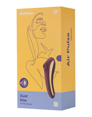 Satisfyer - Dual Kiss - Air Pulse + G-Punkt-Vibrator - Violett