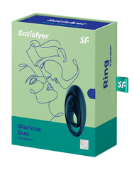 Satisfyer - Glorious Duo - Cockring Vibrator - Blau