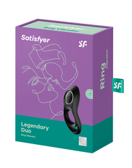 Satisfyer - Legendary Duo - Cockring Vibrator - Schwarz