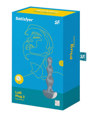 Satisfyer - Lolli Plug 2 - Vibrierender Anal Plug - Grau