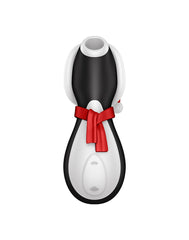 Satisfyer - Penguin Holiday Edition - Luftdruck Stimulator - Schwarz, Rot & Weiß