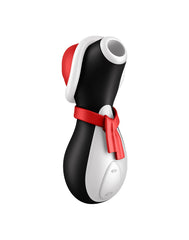 1: Satisfyer - Penguin Holiday Edition - Luftdruck Stimulator - Schwarz, Rot & Weiß