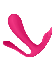 Satisfyer - Top Secret+ - Tragbarer Vibrator mit Analstimulator - Pink
