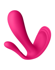Satisfyer - Top Secret+ - Tragbarer Vibrator mit Analstimulator - Pink