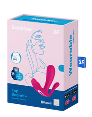 Satisfyer - Top Secret+ - Tragbarer Vibrator mit Analstimulator - Pink