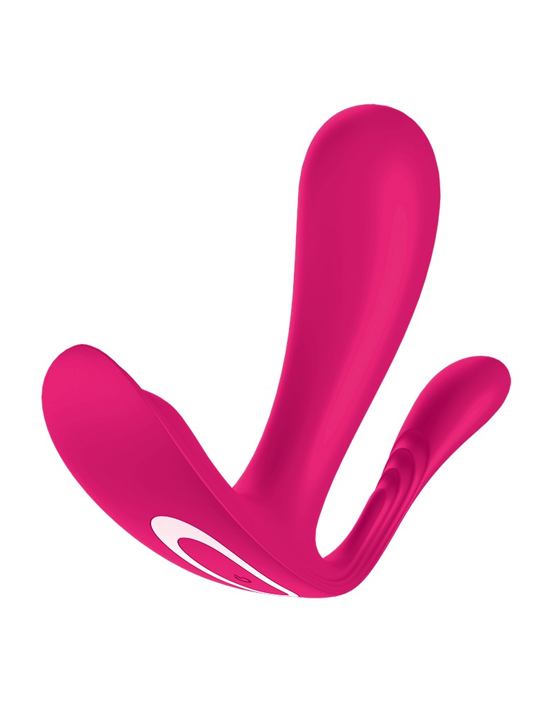 Satisfyer - Top Secret+ - Tragbarer Vibrator mit Analstimulator - Pink