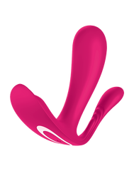 Satisfyer - Top Secret+ - Tragbarer Vibrator mit Analstimulator - Pink